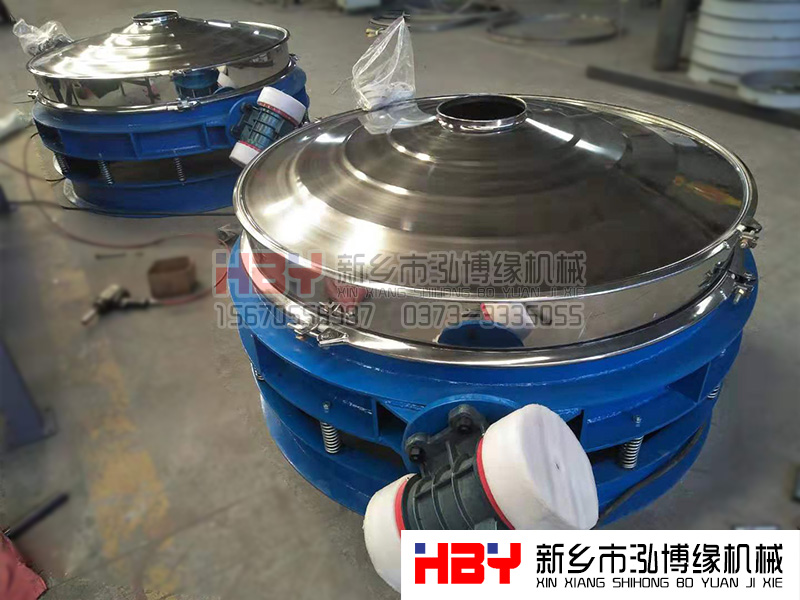 浙江杭州兩臺HBY-MF1500型直排篩粉機已經發貨 請郭經理注意查收